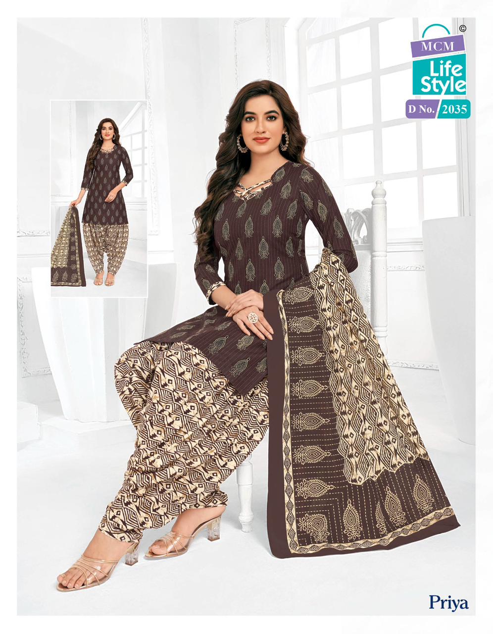 Mcm Priya 20 Printed Cotton Dress Material Catalog
